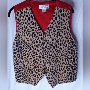 Women's Vtg Focus 2000 by Charles Glueck cheetah vest 100 percent Cotton …